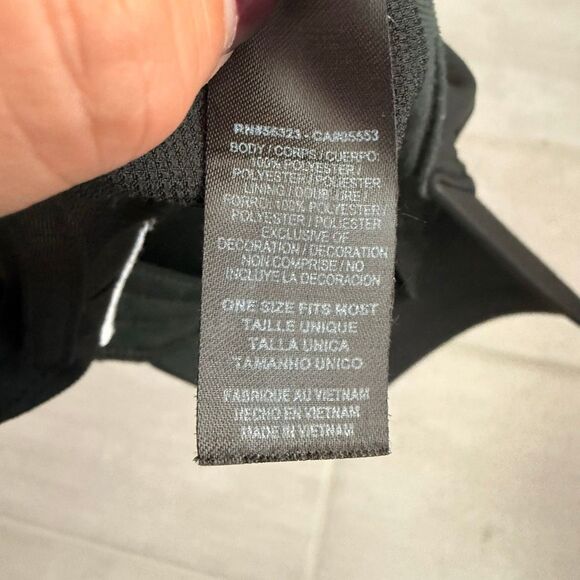 Nike Dri-Fit Legacy 91 Black Hat White Swoosh Lighweight Cap Running Outdoors OS - Picture 5 of 5